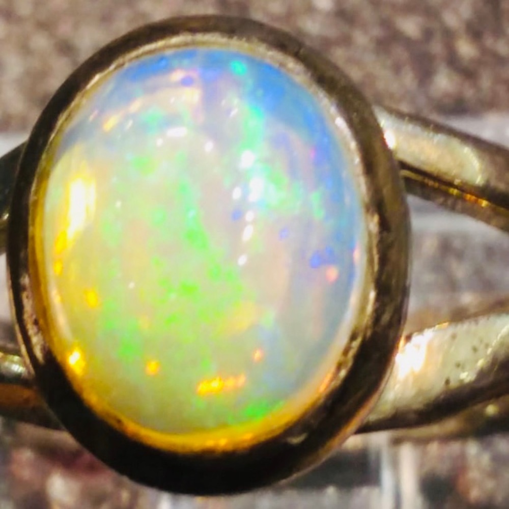 GORGEOUS African Opal Ring!! Original $600!! GREAT GIFT!!